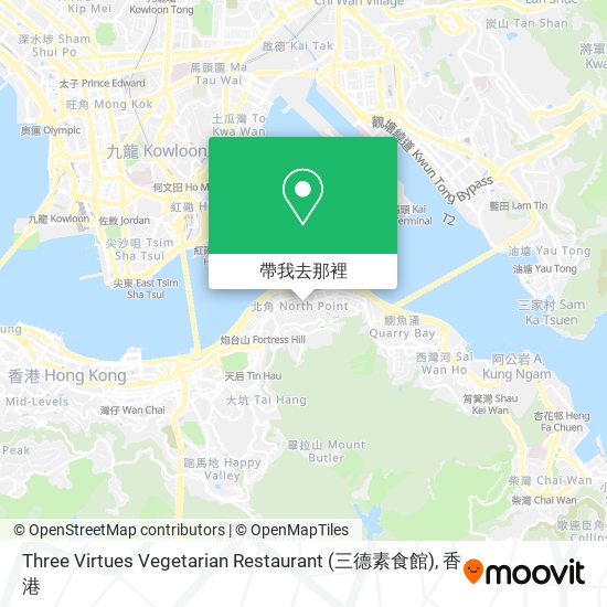 Three Virtues Vegetarian Restaurant (三德素食館)地圖