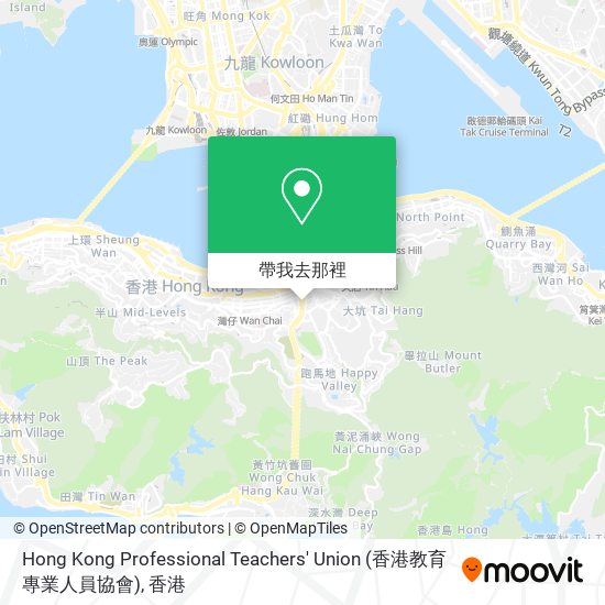 Hong Kong Professional Teachers' Union (香港教育專業人員協會)地圖