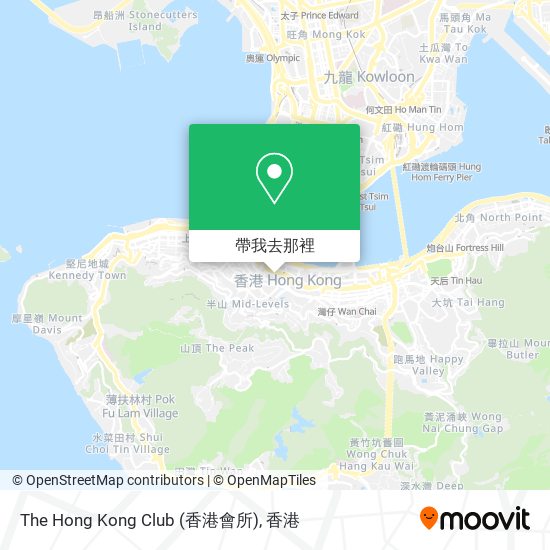 The Hong Kong Club (香港會所)地圖