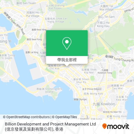 Billion Development and Project Management Ltd (億京發展及策劃有限公司)地圖