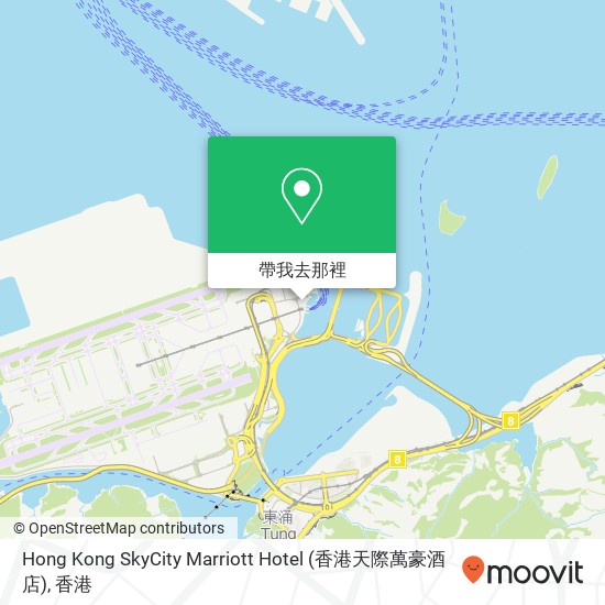 Hong Kong SkyCity Marriott Hotel (香港天際萬豪酒店)地圖