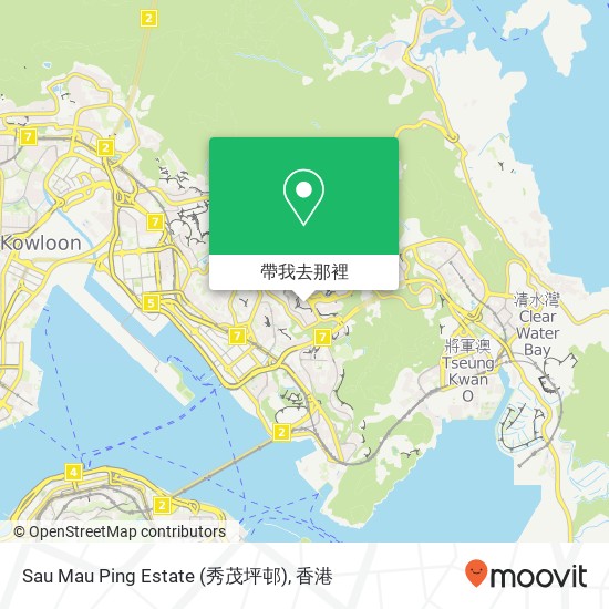 Sau Mau Ping Estate (秀茂坪邨)地圖