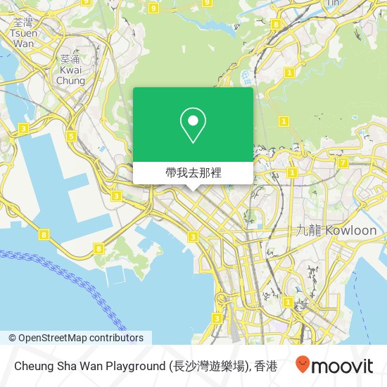 Cheung Sha Wan Playground (長沙灣遊樂場)地圖