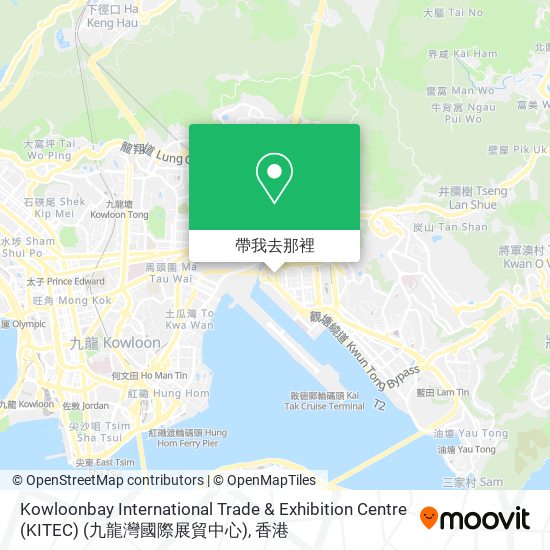 Kowloonbay International Trade & Exhibition Centre (KITEC) (九龍灣國際展貿中心)地圖