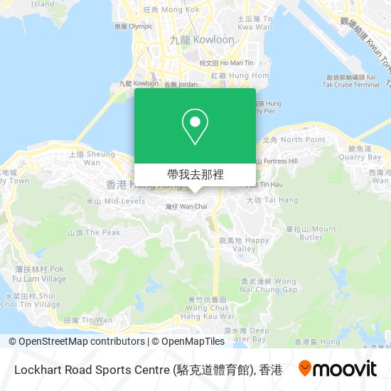 Lockhart Road Sports Centre (駱克道體育館)地圖