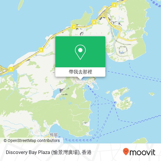 Discovery Bay Plaza (愉景灣廣場)地圖