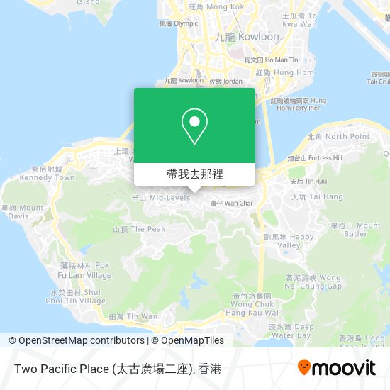 Two Pacific Place (太古廣場二座)地圖