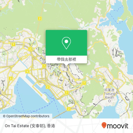 On Tai Estate (安泰邨)地圖