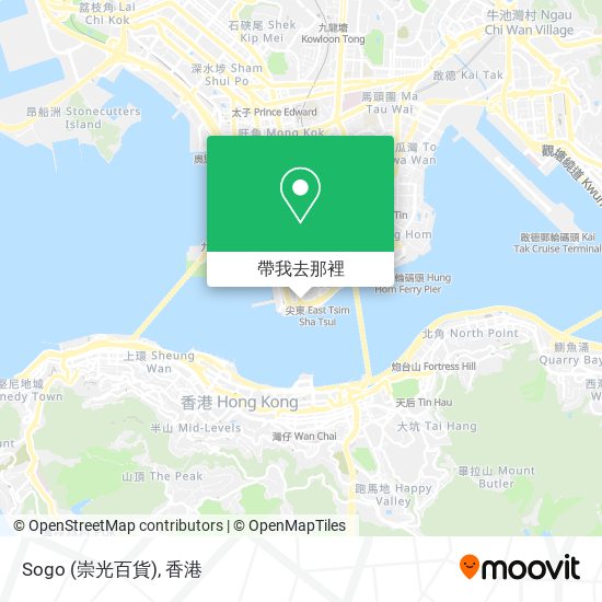 Sogo (崇光百貨)地圖