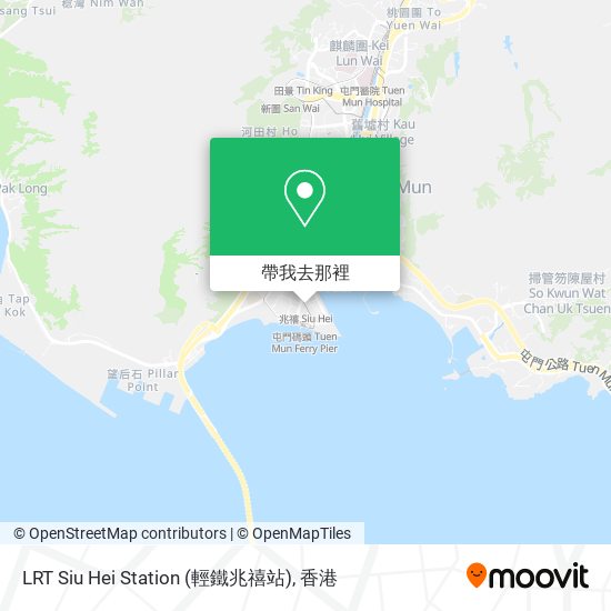 LRT Siu Hei Station (輕鐵兆禧站)地圖