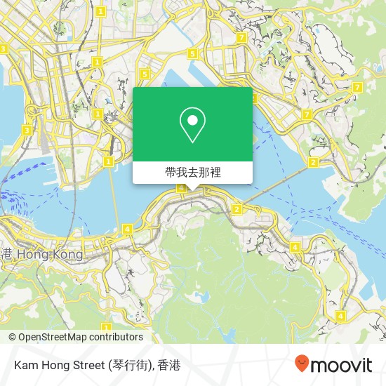 Kam Hong Street (琴行街)地圖