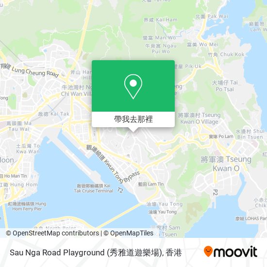 Sau Nga Road Playground (秀雅道遊樂場)地圖