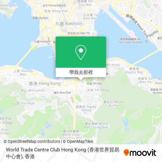 World Trade Centre Club Hong Kong (香港世界貿易中心會)地圖