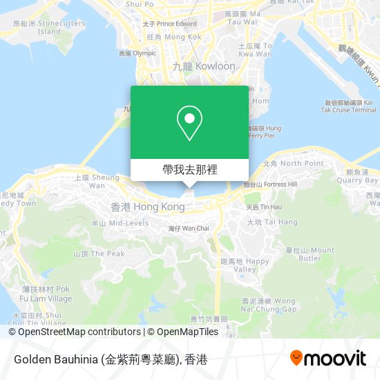 Golden Bauhinia (金紫荊粵菜廳)地圖