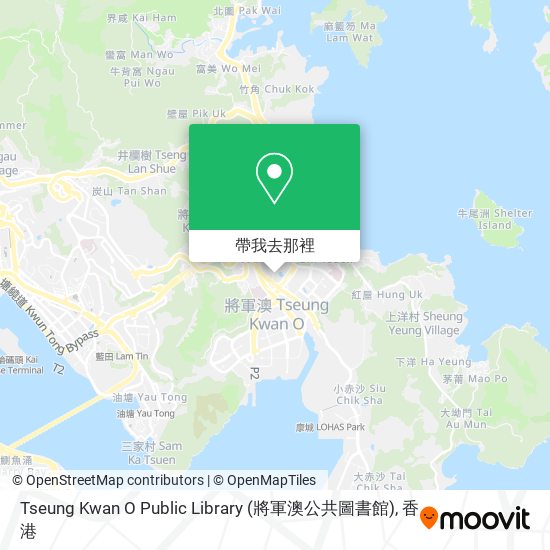 Tseung Kwan O Public Library (將軍澳公共圖書館)地圖