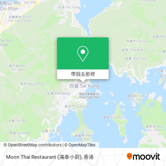 Moon Thai Restaurant (滿泰小廚)地圖