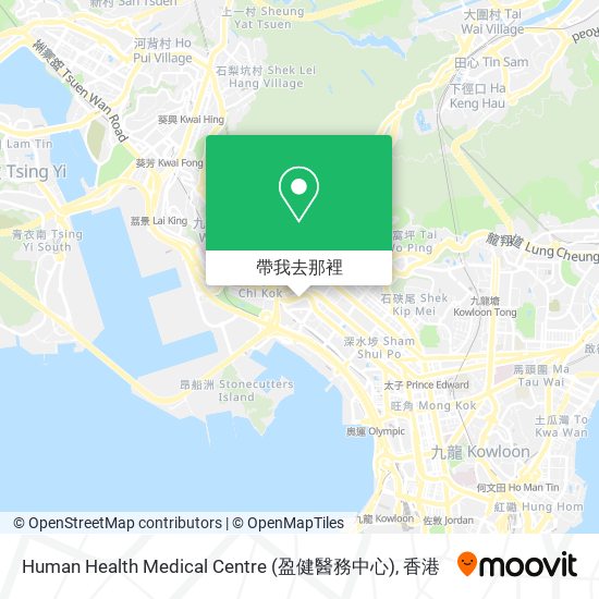 Human Health Medical Centre (盈健醫務中心)地圖