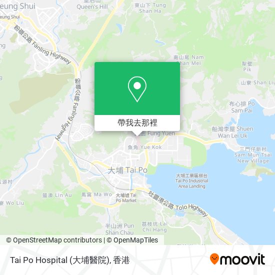Tai Po Hospital (大埔醫院)地圖
