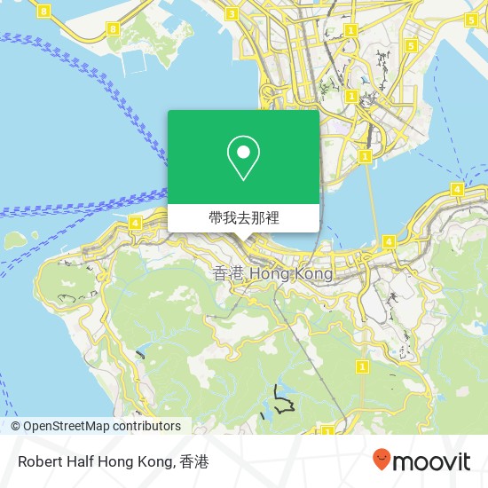 Robert Half Hong Kong地圖
