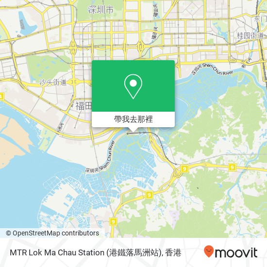 MTR Lok Ma Chau Station (港鐵落馬洲站)地圖