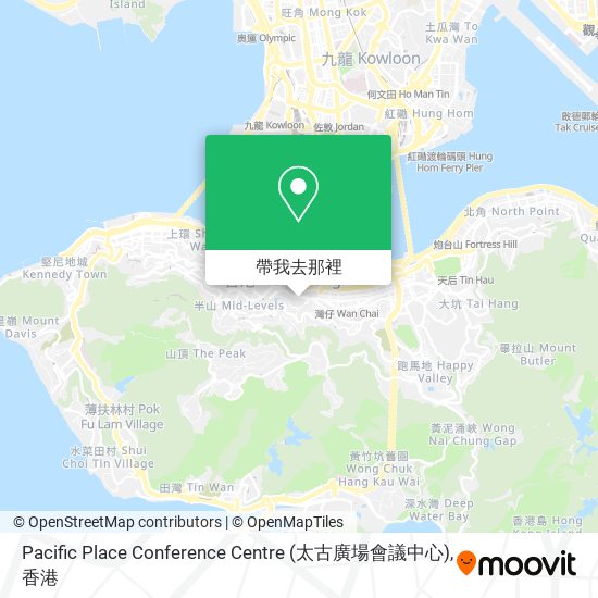 Pacific Place Conference Centre (太古廣場會議中心)地圖