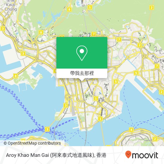Aroy Khao Man Gai (阿來泰式地道風味)地圖