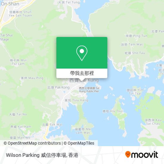 Wilson Parking 威信停車場地圖