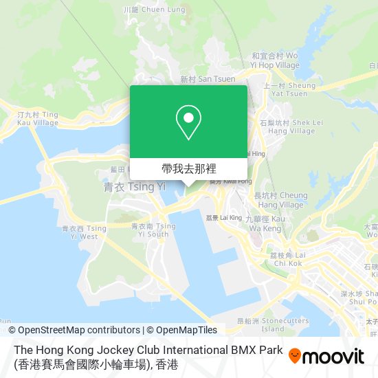 The Hong Kong Jockey Club International BMX Park (香港賽馬會國際小輪車場)地圖