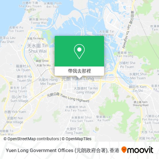 Yuen Long Government Offices (元朗政府合署)地圖