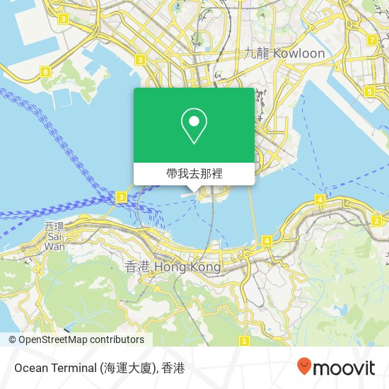 Ocean Terminal (海運大廈)地圖