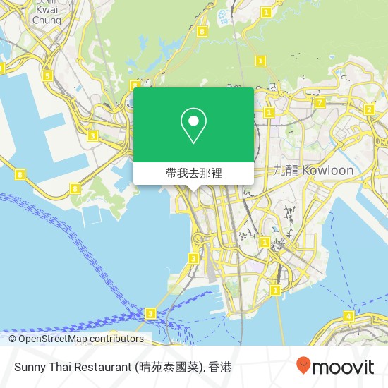 Sunny Thai Restaurant (晴苑泰國菜)地圖