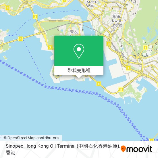 Sinopec Hong Kong Oil Terminal (中國石化香港油庫)地圖