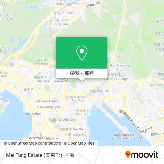 Mei Tung Estate (美東邨)地圖