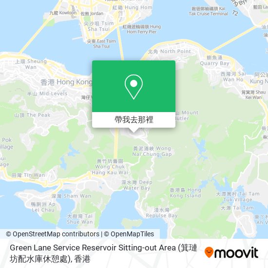 Green Lane Service Reservoir Sitting-out Area (箕璉坊配水庫休憩處)地圖