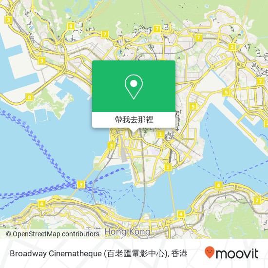 Broadway Cinematheque (百老匯電影中心)地圖