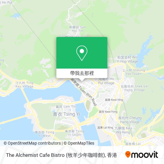 The Alchemist Cafe Bistro (牧羊少年咖啡館)地圖