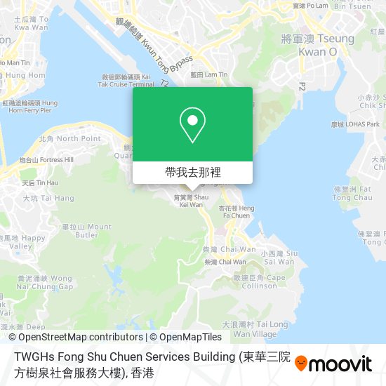 TWGHs Fong Shu Chuen Services Building (東華三院方樹泉社會服務大樓)地圖