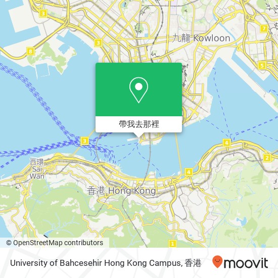 University of Bahcesehir Hong Kong Campus地圖