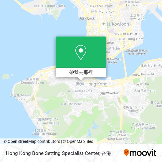 Hong Kong Bone Setting Specialist Center地圖