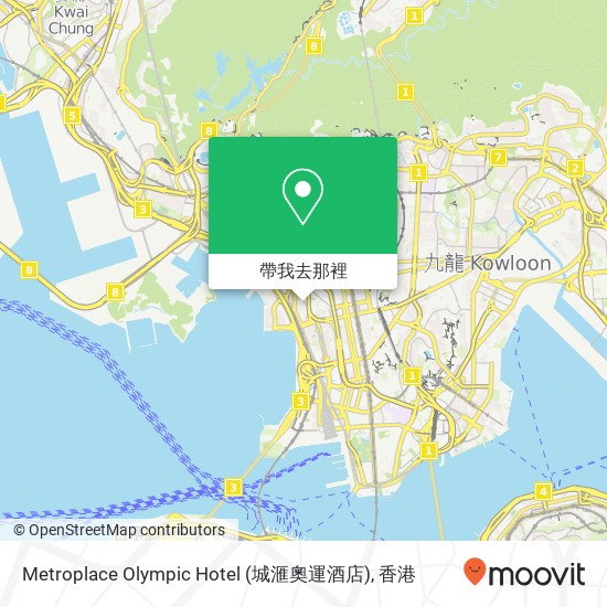 Metroplace Olympic Hotel (城滙奧運酒店)地圖