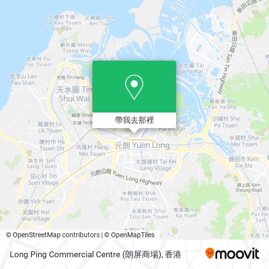 Long Ping Commercial Centre (朗屏商場)地圖