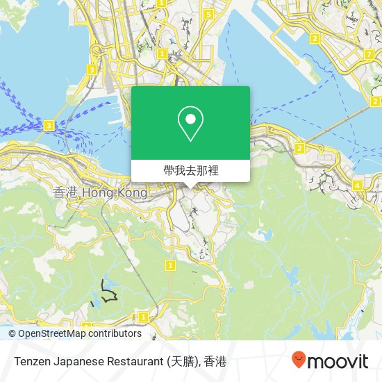 Tenzen Japanese Restaurant (天膳)地圖
