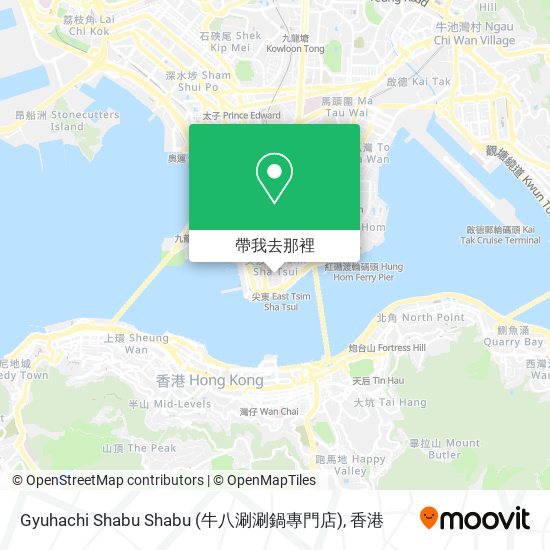 Gyuhachi Shabu Shabu (牛八涮涮鍋專門店)地圖