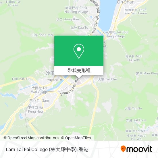 Lam Tai Fai College (林大輝中學)地圖