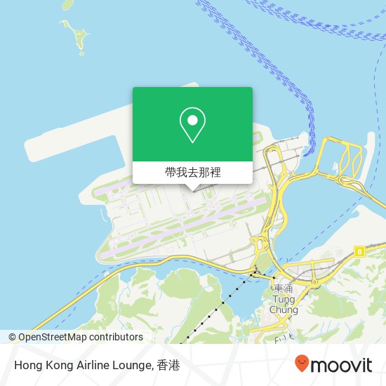 Hong Kong Airline Lounge地圖