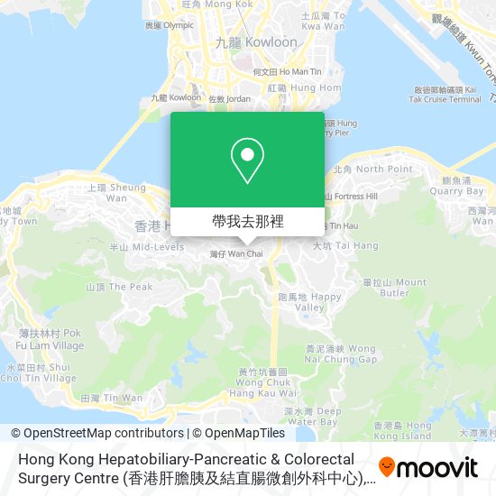 Hong Kong Hepatobiliary-Pancreatic & Colorectal Surgery Centre (香港肝膽胰及結直腸微創外科中心)地圖