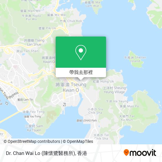 Dr. Chan Wai Lo (陳懷鷺醫務所)地圖