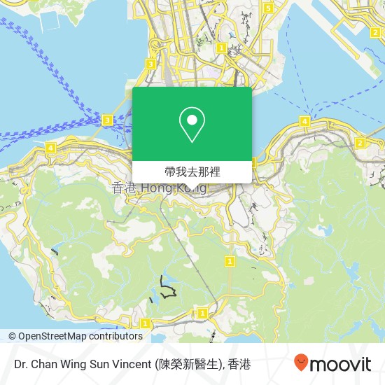 Dr. Chan Wing Sun Vincent (陳榮新醫生)地圖