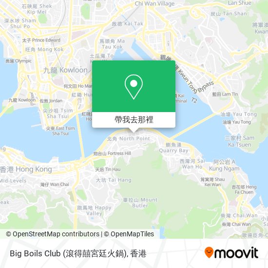Big Boils Club (滾得囍宮廷火鍋)地圖