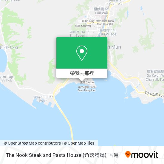 The Nook Steak and Pasta House (角落餐廳)地圖